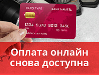 Оплата покупок онлайн снова доступна